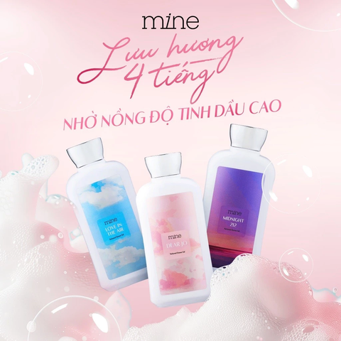 Sữa Tắm Hương Nước Hoa Mine Thơm Quyến Rũ Hỗ Trợ Dưỡng Ẩm Và Dưỡng Sáng Da