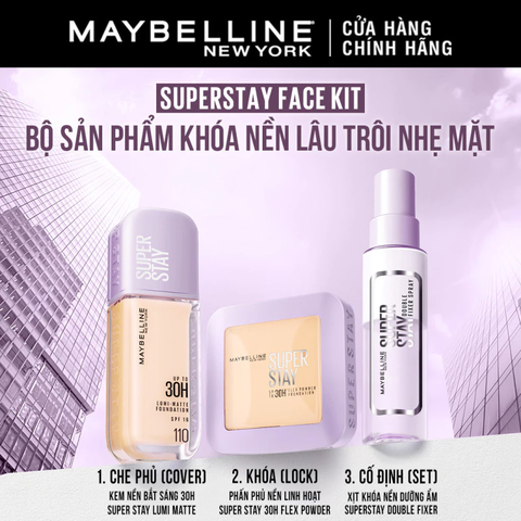 Xịt Khóa Nền Dưỡng Ẩm Maybelline Newyork Superstay Double Fixer Spray 55ml