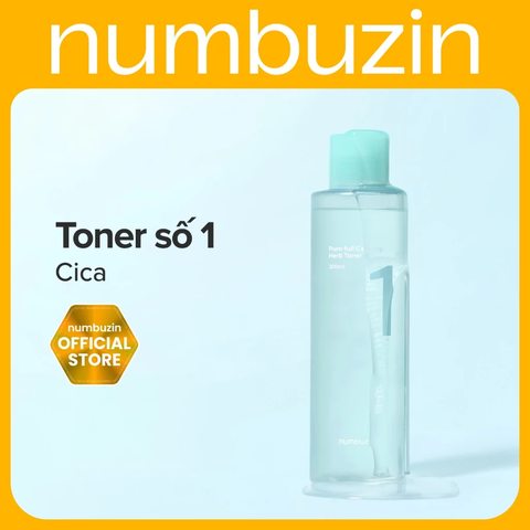 Toner Thảo Mộc Numbuzin No.1 Pure-full Calming Herb Toner Làm Dịu Da 300ml