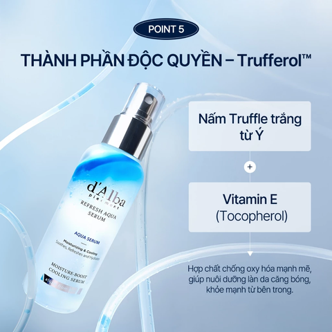 Serum Dạng Xịt Cấp Ẩm Làm Mát Da D'Alba Refresh Aqua Serum 100ml