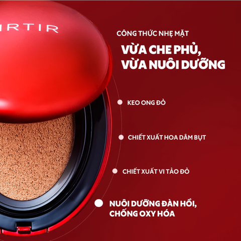 Phấn Nước Tirtir Che Phủ Hoàn Hảo Hiệu Ứng Semi Matte Mask Fit Red Cushion 4.5g