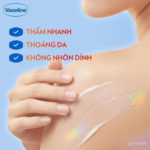 Serum Chống Nắng Dưỡng Thể Hương Tươi Mát Vaseline Glow Defense SPF50+ PA++++ 260ml
