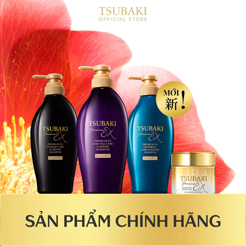 Dầu Gội Phục Hồi & Ngăn Ngừa Gàu Tsubaki Premium Ex Dandruff Care & Repair Shampoo 450ml