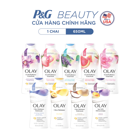 Sữa Tắm Olay Dưỡng Da Nhiều Mùi Hương 650ml