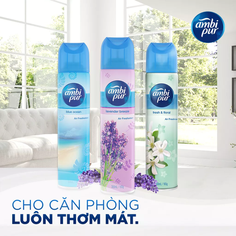Xịt Phòng Ambi Pur Aerosol Hương Thơm Thư Giãn 300ml