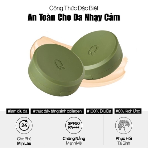 Siêu Phấn Nước Glamrr Q Vegan Super Cover Cushion 15g
