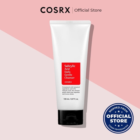 Sữa Rửa Mặt Cosrx Cho Da Dầu Mụn Salicylic Acid Daily Gentle Cleanser