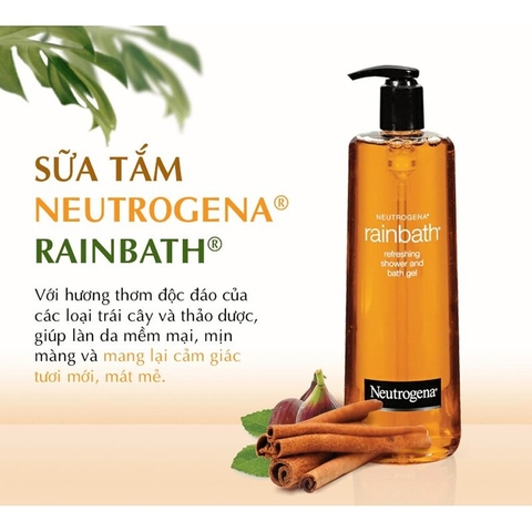 Sữa Tắm Neutrogena Rainbath Refreshing Shower & Bath Gel Tươi Mát Và Mịn Màng 473ml