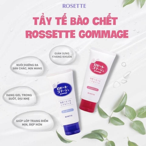 Tẩy Tế Bào Chết Rosette Cho Mọi Loại Da