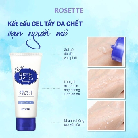Tẩy Tế Bào Chết Rosette Cho Mọi Loại Da