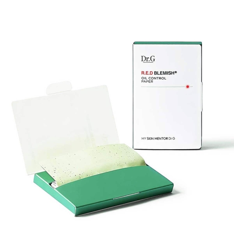 Giấy Thấm Dầu Dr.G Red Blemish Oil Control Paper 70 Miếng