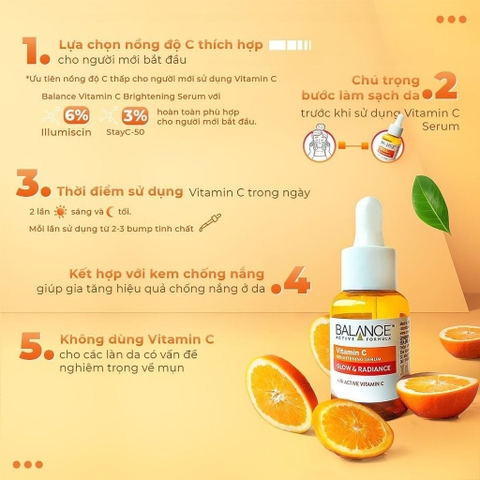 Serum Làm Sáng Da Vitamin C Balance Active Formula 30ml