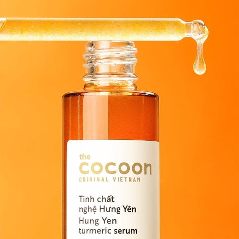 Tinh Chất Nghệ Hưng Yên Cocoon Turmeric Serum Sáng Da & Mờ Vết Thâm 30ml