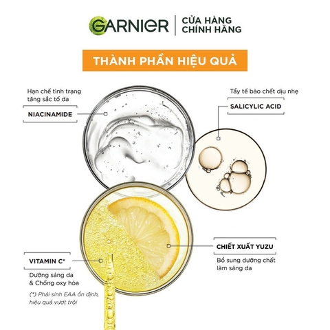 Tinh Chất Garnier Light Complete Speed Vitamin C Booster Serum Sáng Da & Mờ Thâm 30ml