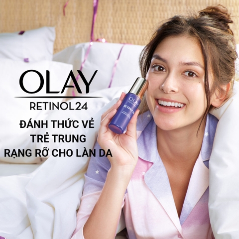 Serum Olay Retinol24 Ngừa Lão Hóa, Tái Tạo Da Ban Đêm 30ml