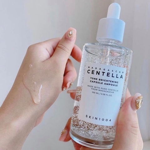 Serum Skin1004 Tone Brightening Capsule Ampoule Rau Má Dưỡng Sáng & Làm Dịu Da 30ml