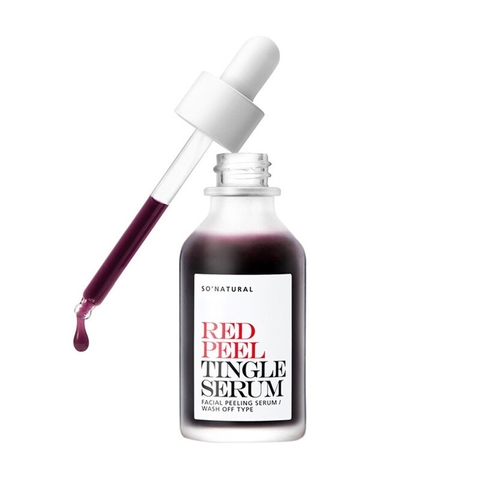 Serum So'Natural Red Peel Tingle Serum Làm Giảm Mụn, Tái Tạo Làn Da 35ml