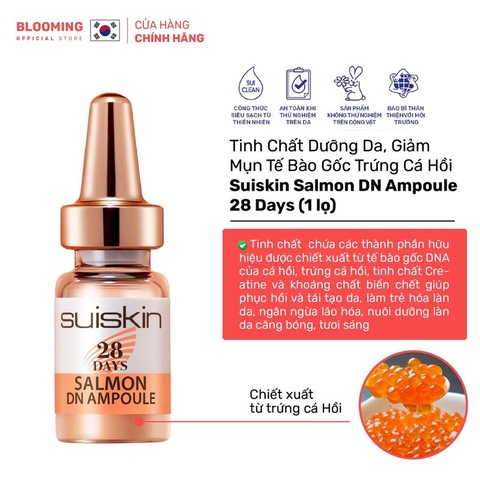 Tinh Chất Suiskin Dưỡng Da Tế Bào Gốc Trứng Cá Hồi 2ml Salmon DN Ampoule