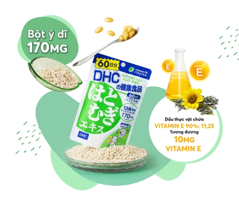 Viên Uống DHC Chiết Xuất Ý Dĩ Làm Sáng Da 30 Ngày 30 Viên