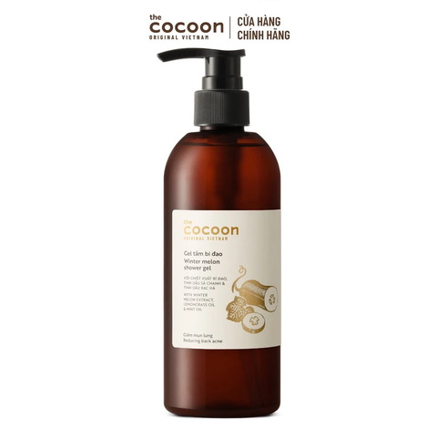 Gel Tắm Bí Đao Cocoon Làm Giảm Mụn Lưng 310ml