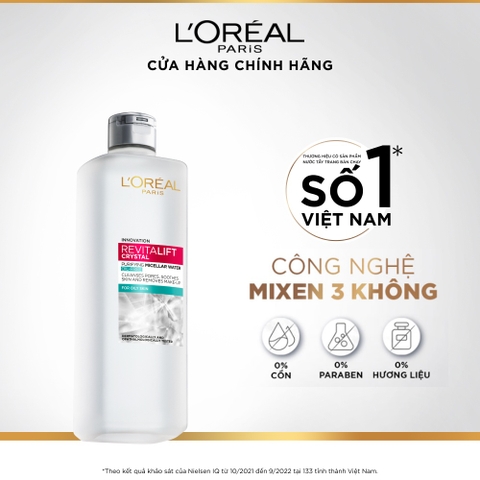 Tẩy Trang L'Oreal Paris Micellar 400ml