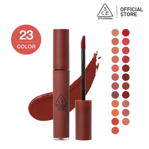 Son Kem Lì 3CE Mịn Màng Như Nhung Velvet Lip Tint 4g