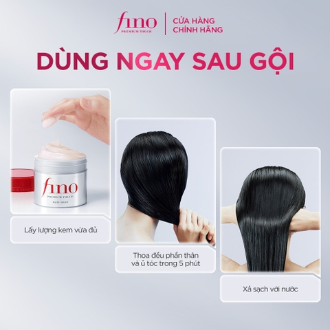 Kem Ủ Tóc Fino Premium Touch Cải Thiện Tóc Hư Tổn 230g