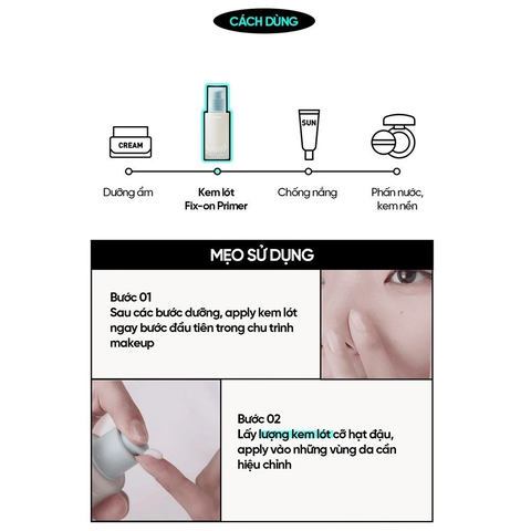 Kem lót Fix-on Primer Code Glokolor 30ml