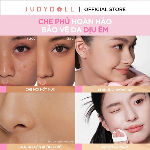 Phấn Nước Judydoll Fresh Matte Cushion Mịn Lì 12.5g