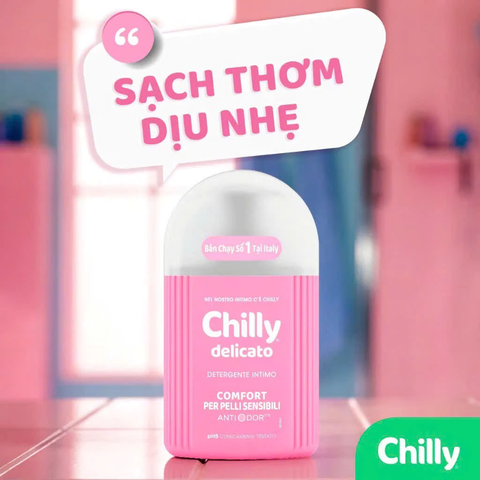 Dung Dịch Vệ Sinh Phụ Nữ Chilly 200ml