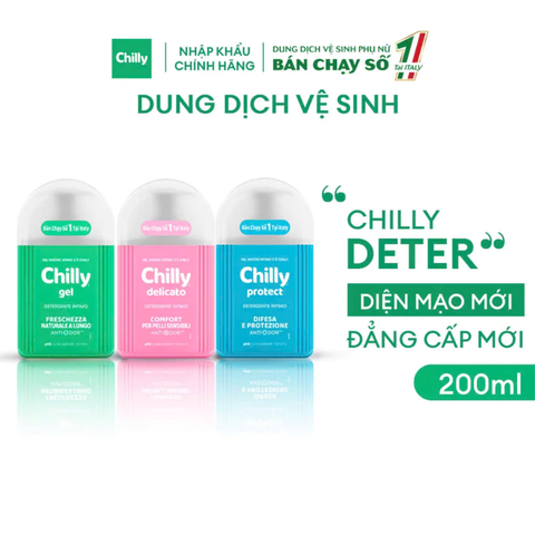 Dung Dịch Vệ Sinh Phụ Nữ Chilly 200ml