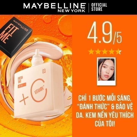 Kem Nền Maybelline Tươi Mướt Chống Nắng SPF50 30ml