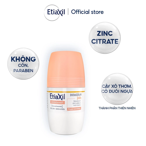 Lăn Khử Mùi Etiaxil Bảo Vệ Kép 50ml