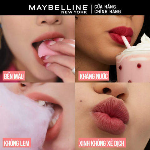 Son Kem Bông Maybelline Superstay Teddy Tint Bền Màu 5ml