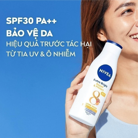Sữa Dưỡng Thể Nivea Giúp Phục Hồi & Chống Nắng SPF 30