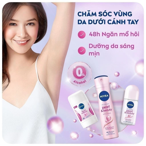 Xịt Khử Mùi Nivea Shaveless Deodorant Anti-Perspirant 150ml