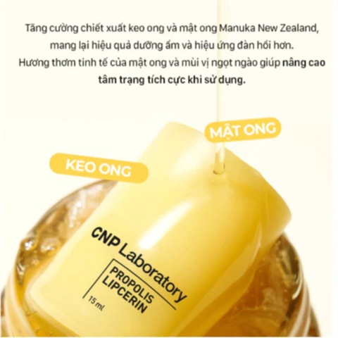 Dưỡng Môi CNP Laboratory Propolis Lipcerin 15ml