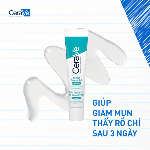 Gel Giảm Mụn Không Khô Da CeraVe Blemish Control Gel 40ml