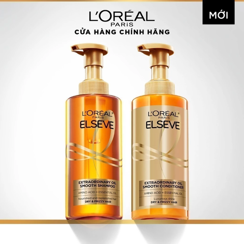 Sản Phẩm Dưỡng Tóc Suôn Mượt Cao Cấp L'Oreal Paris Extraordinary Oil Smooth 440ml