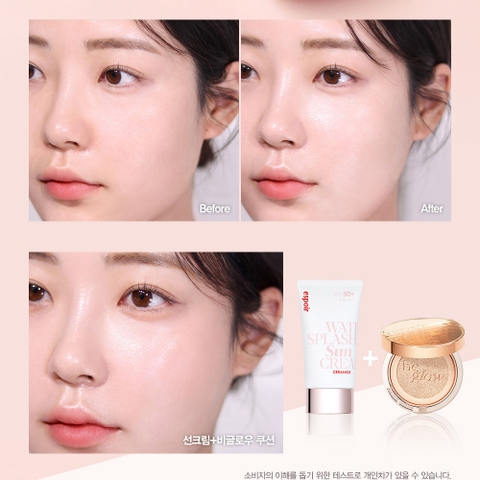 Kem Chống Nắng Dưỡng Ẩm Espoir Water Splash Sun Cream Ceramide SPF50+ PA++++ 60ml+20ml