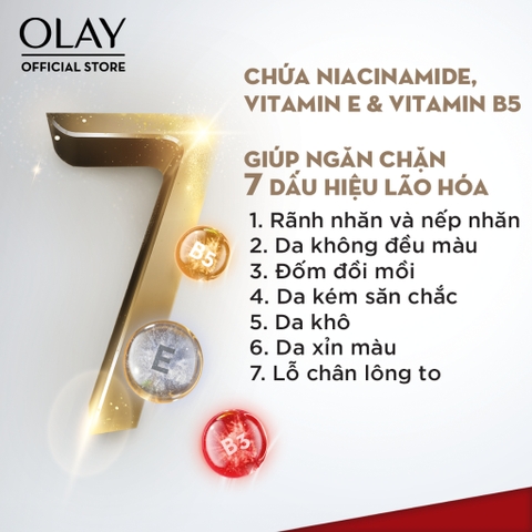 Sữa Rửa Mặt Olay Total Effects Tạo Bọt Ngừa Lão Hoá 100g