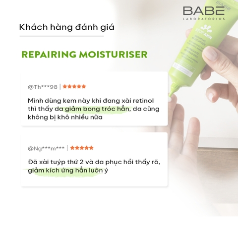 Kem Phục Hồi Cho Làn Da Mụn BABE Stop AKN Repairing Moisturiser 50ml