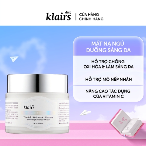 Mặt Nạ Ngủ Klairs Dưỡng Sáng Da, Ngừa Lão Hóa