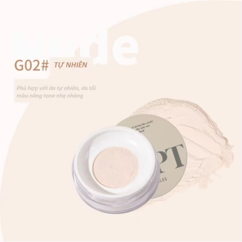Phấn Phủ Bột Kiềm Dầu Gogo Tables Misty Makeup Powder G01 7g