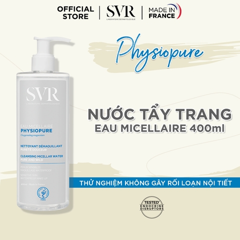 Nước Tẩy Trang SVR Physiopure Eau Micellaire Cho Da Nhạy Cảm 400ml