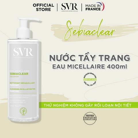 Nước Tẩy Trang Giúp Loại Bỏ Dầu Cho Da SVR Sebiaclear