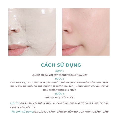 Mặt Nạ Đất Sét Aperire Spa Relief Băng Lạnh Thu Nhỏ Lỗ Chân Lông Và Điều Tiết Dầu 120g