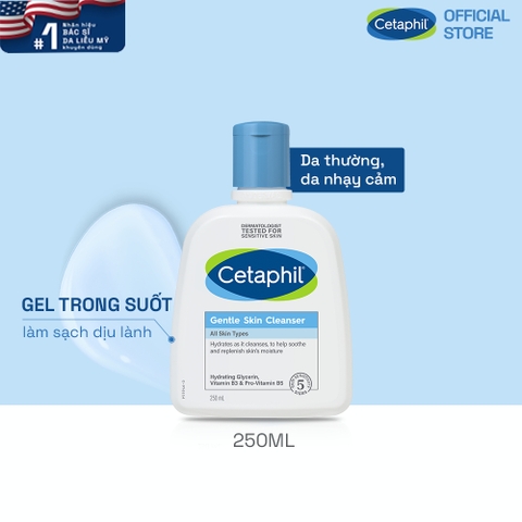 Sữa Rửa Mặt Cetaphil Dịu Lành Cho Da Nhạy Cảm (Mới) - Không Bọt