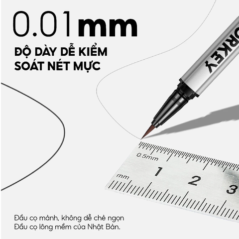 Bút Kẻ Mắt Chống Nước Lâu Trôi Colorkey Floating Color Liquid Eyeliner 0.5g