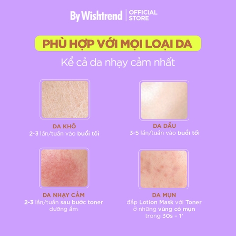 Nước Hoa Hồng By Wishtrend Tẩy Tế Bào Chết 120ml